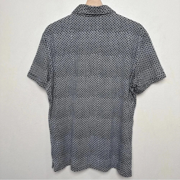 J. Lindeberg  Mens Xlarge Tour Tech Slim Fit Geometric Print Polo Shirt - Picture 11 of 11